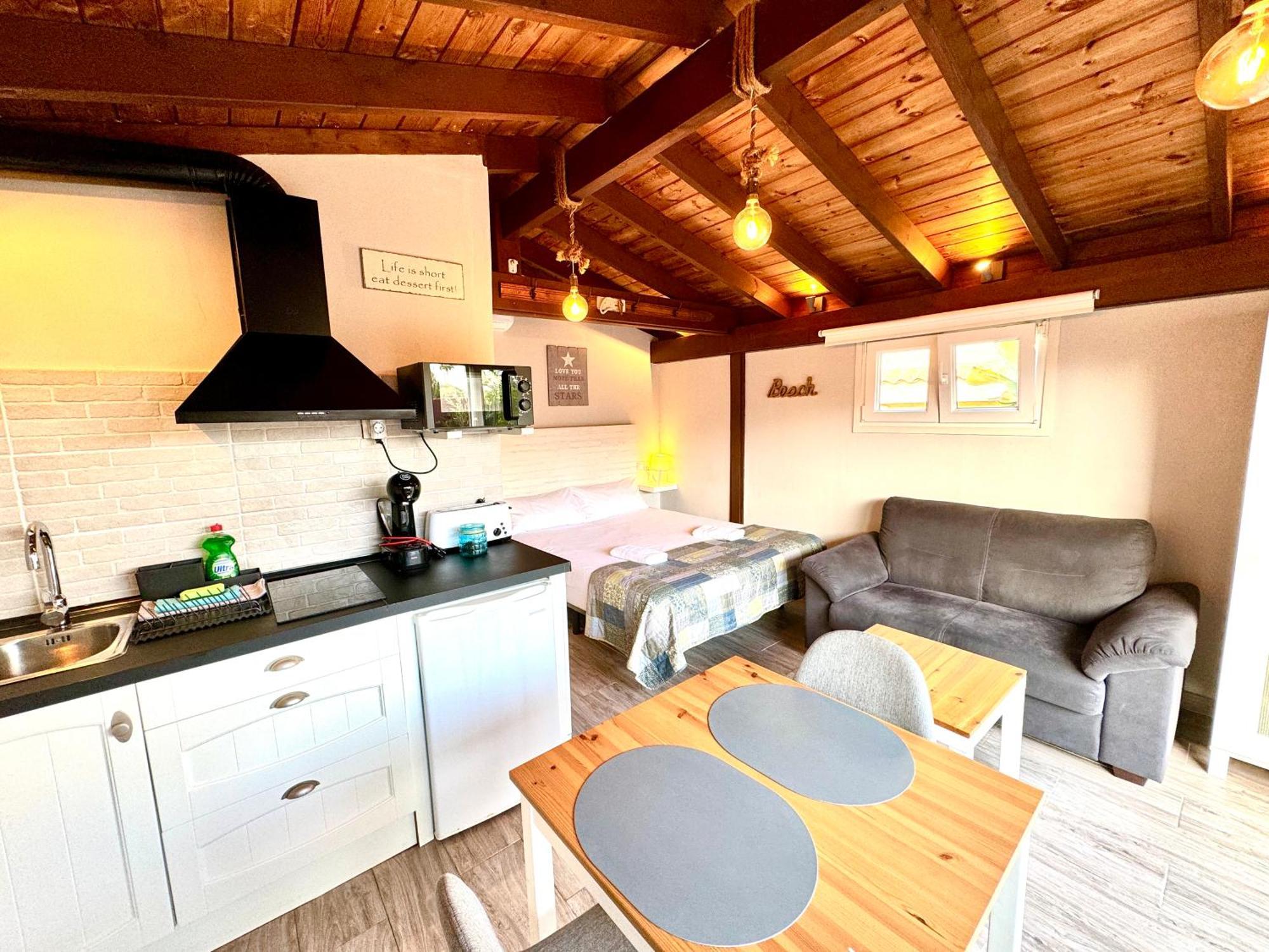 3 Casita-Estudio Con Jardin En La Playa Puerto Marino Buitenkant foto