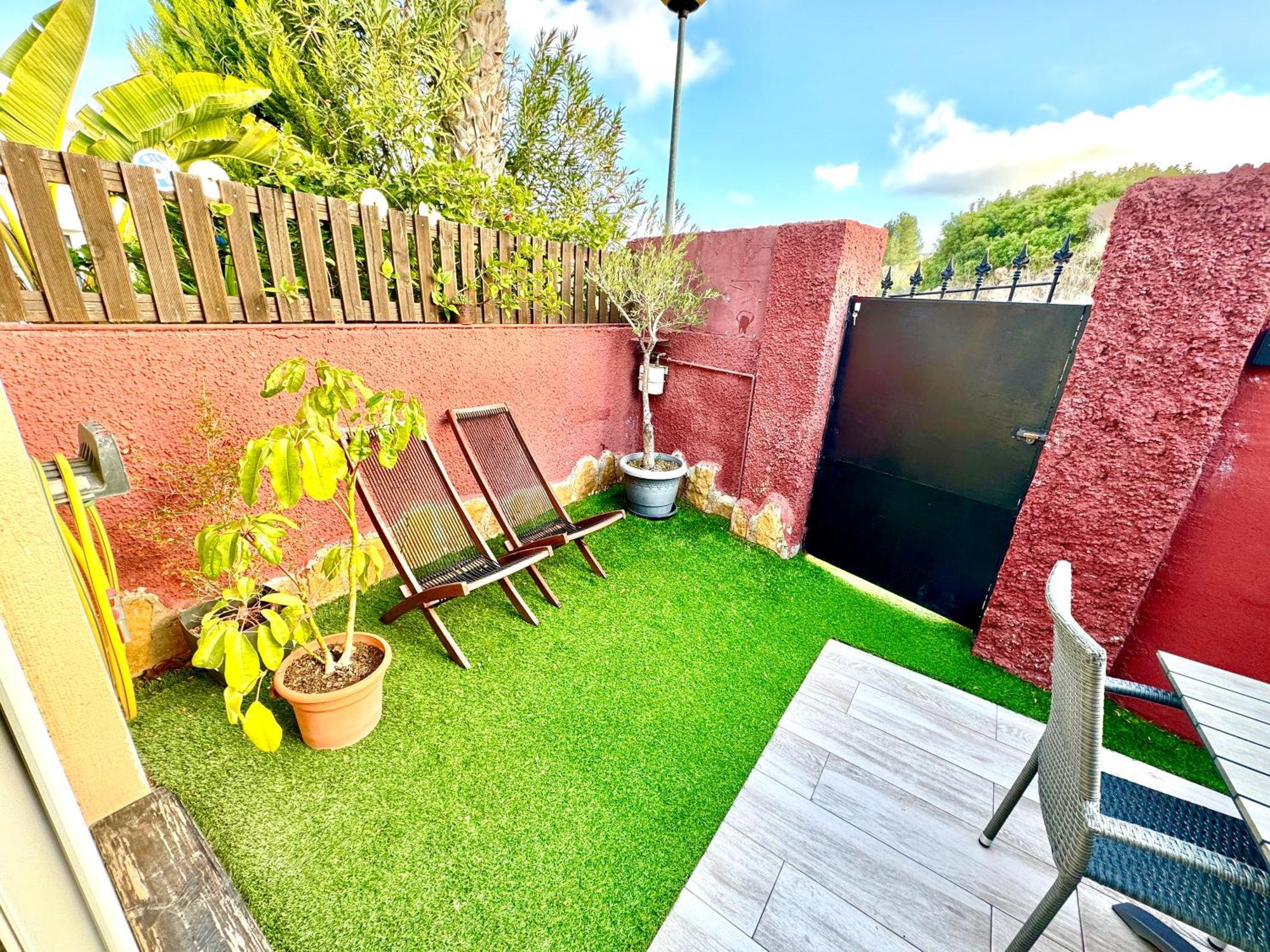 3 Casita-Estudio Con Jardin En La Playa Puerto Marino Buitenkant foto